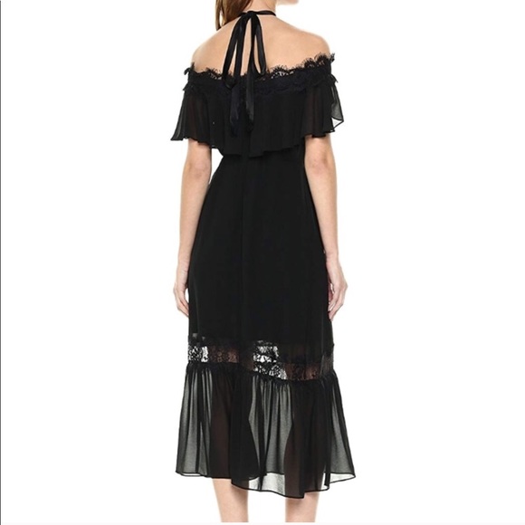 NWT Nanette Lepore halter cold shoulder dress - Picture 2 of 8
